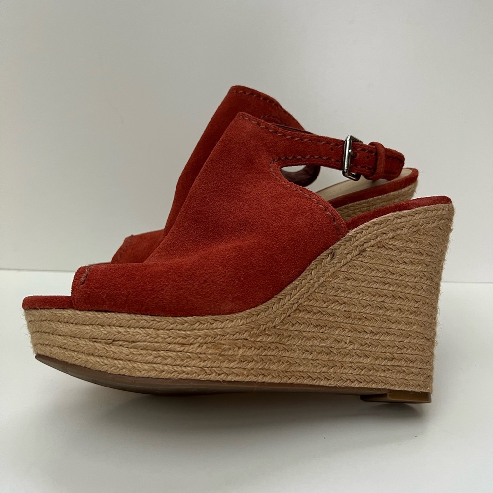 Marc Fisher Womens Olivia Espadille wedge sandals size 11.